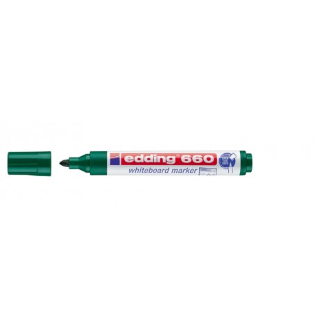 Edding 660 – Marcatore per lavagne con inchiostro pigmentato tratto 1,5-3mm colore verde – Prezzo singolo, ord. minimo 10pz