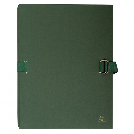Exacompta Faldone estraibile con fermaglio e fettuccia dorso 10cm colore verde - prezzo singolo, ord. minimo 10pz