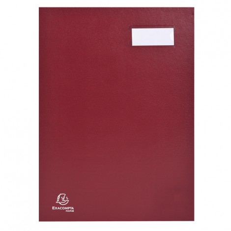 Exacompta Libro firma Direction bordeaux - Cartella firma, formato 24x32cm, 12 fogli - 1pz