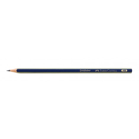 Faber Castell Goldfaber 1221 - Matita in grafite con fusto esagonale gradazione HB - Prezzo singolo, ord. minimo 12pz