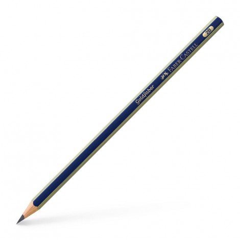 Faber Castell Goldfaber 1221 – Matita in grafite con fusto esagonale gradazione 2B - Prezzo singolo, ord. minimo 12pz