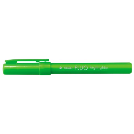 Evidenziatore TRATTO FLUO, punta a scalpello, inchiostro a base d`acqua tratto 1-5mm colore verde