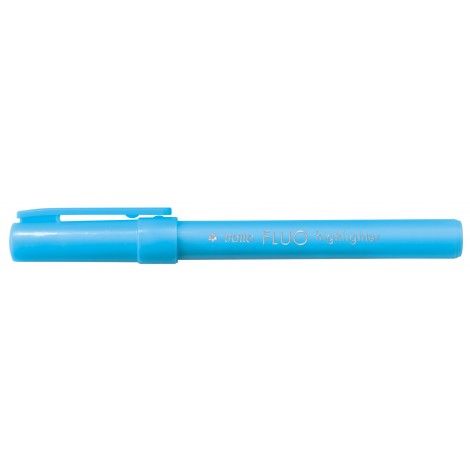 Evidenziatore TRATTO FLUO, punta a scalpello, inchiostro a base d`acqua tratto 1-5mm colore azzurro