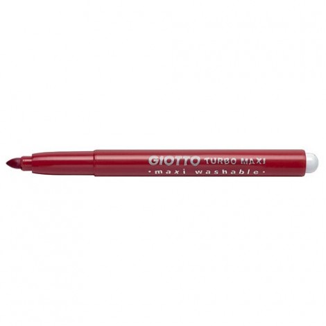 Giotto Astuccio pennarello turbomaxi colore rosso scarlatto 12pz