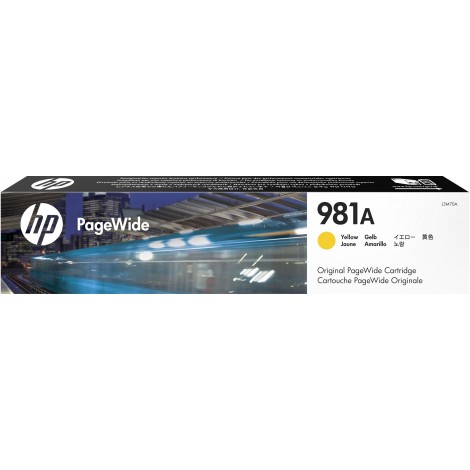 J3M70A 981A cartuccia giallo per HP PAGEWIDE 586F (6.000pg) 1pz