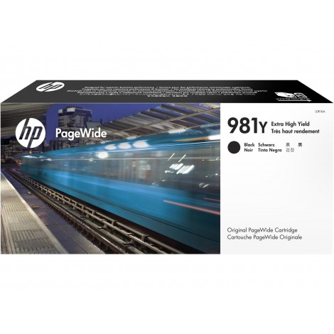 L0R16A 981Y cartuccia nero per HP PAGEWIDE 586F (20.000pg) 1pz