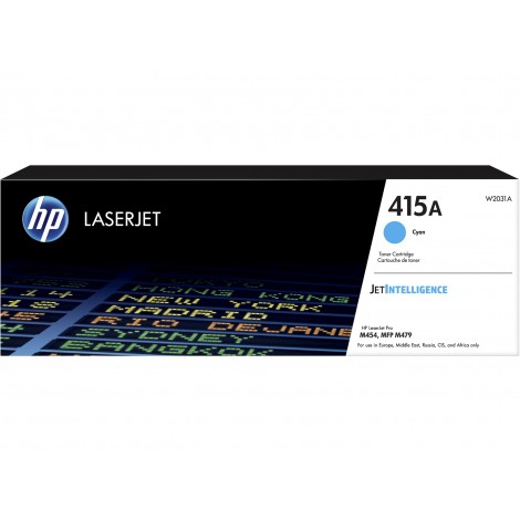 W2031A Toner ciano per HP COLOR LASERJET PRO M454DN (2.100pg) 1pz