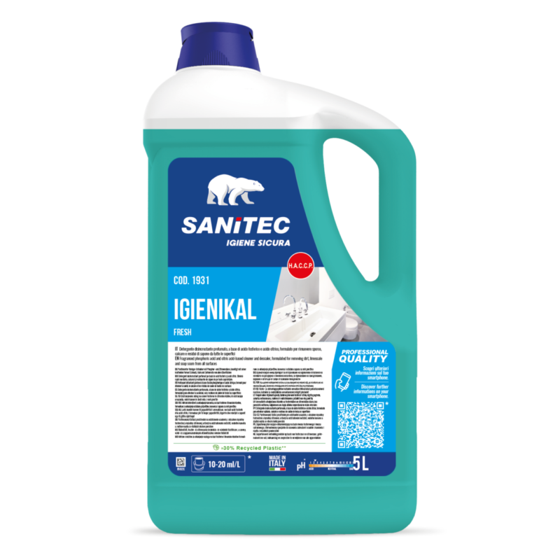 Detergente disincrostante Igienikal Fresh tanica da 5 lt