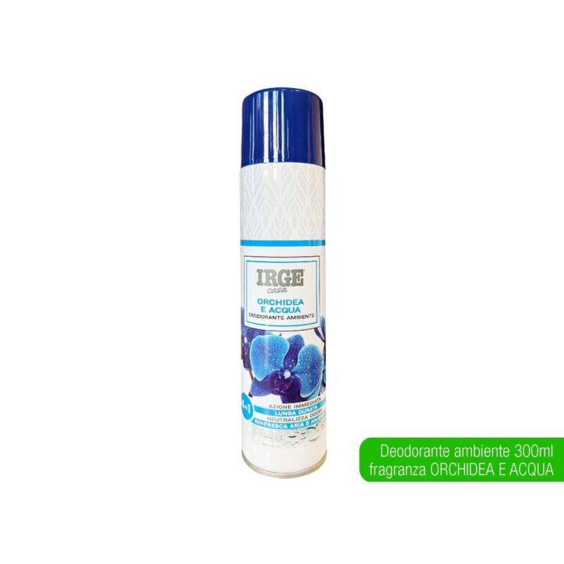 Deodorante per ambienti spray Irge fragranza Orchidea 300 ml