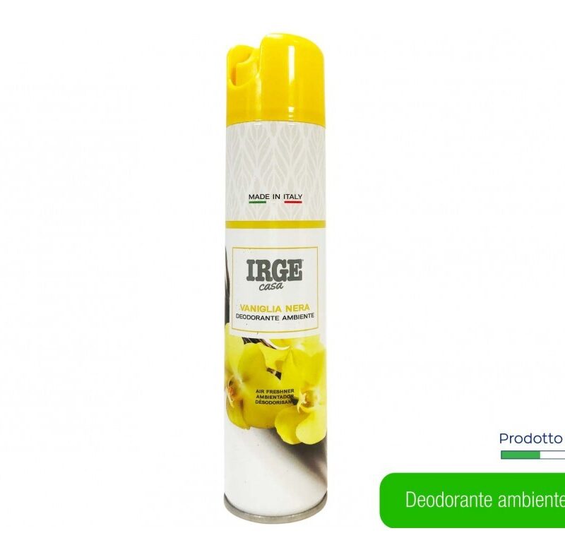 Deodorante per ambienti spray Irge fragranza vaniglia 300 ml
