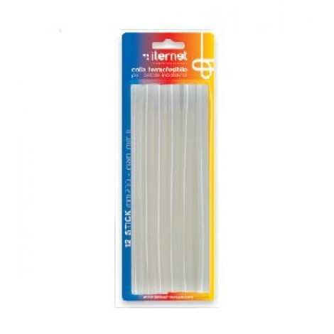 Iternet Refill - Stick colla a caldo, 227gr - Stick Ø 11mm, lunghezza 20cm - 12pz