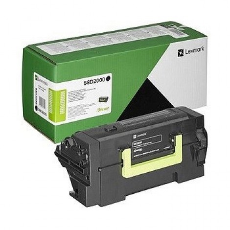 58D2000 Toner RETURN nero per Lexmark MS 725DVN (7.500pg) 1pz