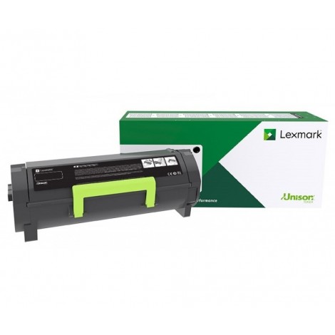 58D2U00 Toner RETURN nero per Lexmark MS 725DVN (55.000pg) 1pz