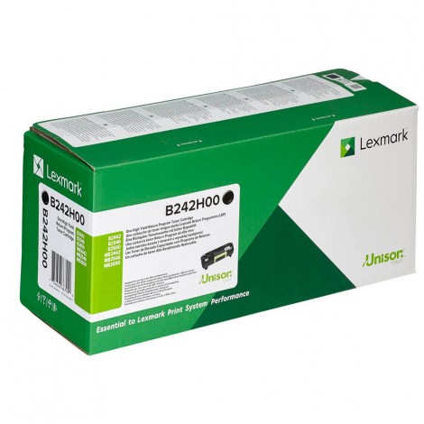B242H00 Toner RETURN nero per Lexmark B 2442DW (6.000pg) 1pz