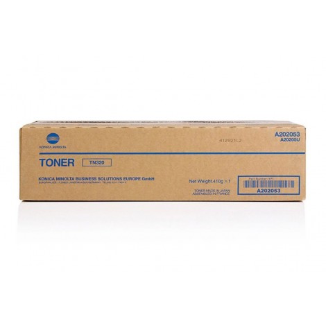 A202053 TN320 toner nero per Konica-Minolta BIZHUB 36 (20.000pg) 1pz