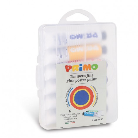 Primo Morocolor Tempera in tubetto 18ml colori assortiti