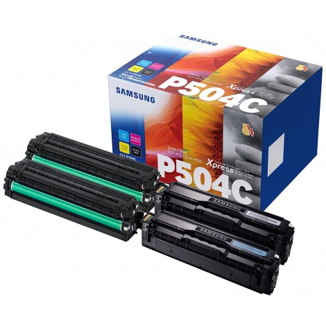 SU400A P504C toner multipack CYMK - Toner nero, ciano, magenta e giallo per HP CLP 415 (1x2.500pg - 3x1.800pg) 1Conf.