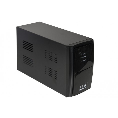 Link Gruppo di continuita' 1000VA 600Watt - UPS ideale per PC o dispositivi elettronici, con 4 prese IEC C13 femmina in uscita e connettore in entrata IEC maschio, il cavo di alimentazione spina italiana è incluso, tempo di ricarica per il recupero del 90% della capacità è di 4-6 ore - 1pz