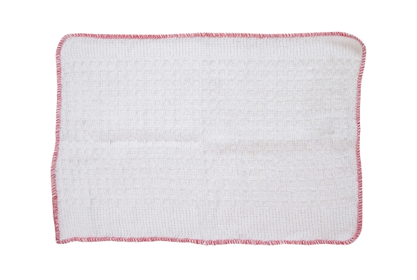 Panno strofinaccio bianco in cotone 40x75 cm