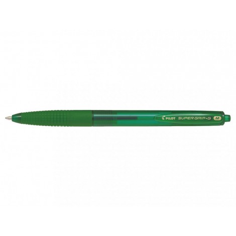 Pilot Supergrip G – Penna a sfera con inchiostro particolarmente scorrevole e brillante, punta 1mm colore verde - Prezzo singolo, ord. minimo 12pz