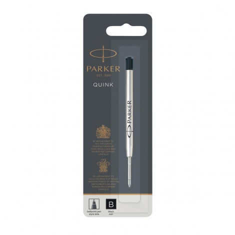 Parker  Quink - Refill per penna a sfera colore nero - 1pz