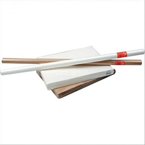 Rex Sadoch Carta da pacchi in rotolo 80gr, millerighe 100cm x 5m colore avana