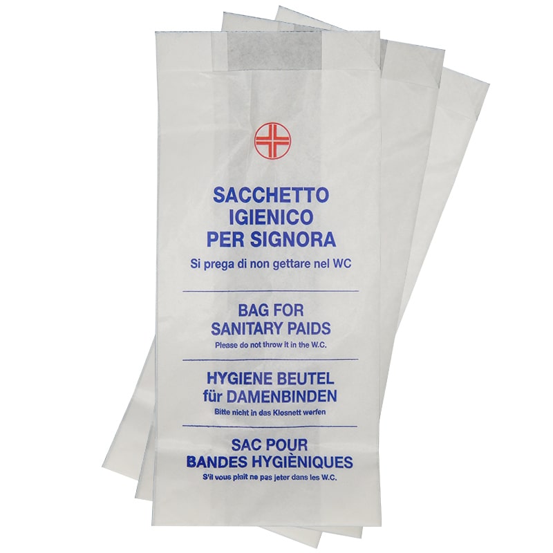 Sacchetti per rifiuti sanitari confezione da 100 pezzi