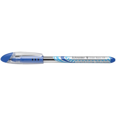 Schneider Slider XB - Penna a sfera con impugnatura in gomma, dotata di inchiostro con tecnologia Viscoglide tratto 1,4mm colore blu - Prezzo singolo, ord. minimo 10pz