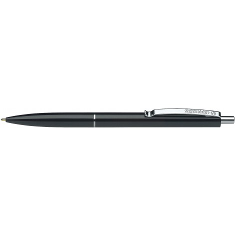 Schneider K15 – Penna a sfera con corpo in plastica e clip in metallo tratto 0,5mm colore nero – Prezzo singolo, ord. minimo 50pz