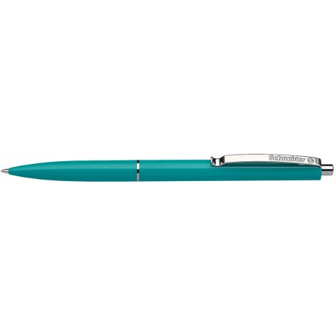 Schneider K15 - Penna a sfera con corpo in plastica e clip in metallo colore verde - Prezzo singolo, ord. minimo 20pz