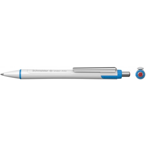 Schneider Slider Xite – Penna a sfera con fusto realizzato dal 90% di materiale bio-plastico, dotata di inchiostro con tecnologia Viscoglide tratto 0,6mm colore rosso – Prezzo singolo, ord. minimo 10pz