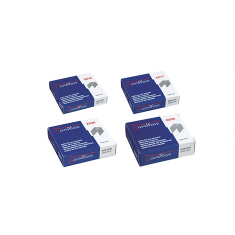 Siam 23/8 - Punti per cucitrici - Scatola 1000 punti in filo metallico, lunghezza gamba 8mm per cucire fino a 50 fogli - Prezzo singolo, ord. minimo 10pz