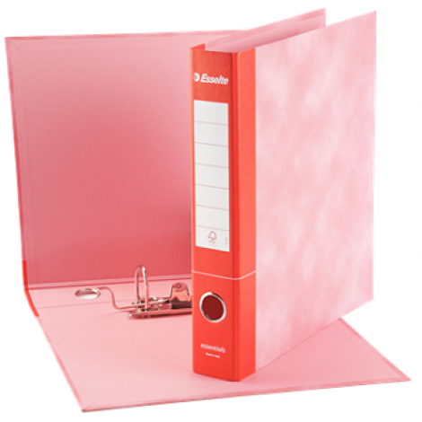 Esselte Registratore commerciale Essentials G74 d. 5cm rosso – Registratore protocollo 23x33cm – 1pz