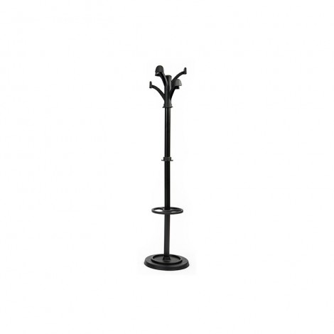Unisit Appendiabiti DRESSY, 6 pomelli e portaombrelli colore nero