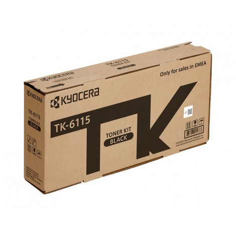 TK6115 toner nero per Kyocera ECOSYS M 4125 (15.000pg) 1pz