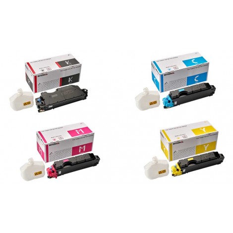 Compatibile per Kyocera toner giallo TK5280Y con chip, per ECOSYS M6235CDN, 11.000pg (contiene vaschetta di recupero)