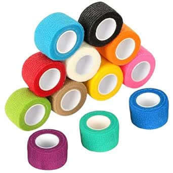 Benda Elastica Adesiva Coesiva autoadesiva sportivo wrap 5cm x 4.5m