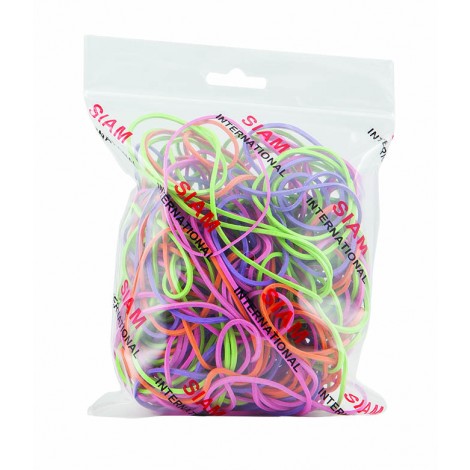 Siam Elastici in gomma 100gr, busta con zip, dimensioni assortite - Prezzo singolo, ord. minimo 10pz