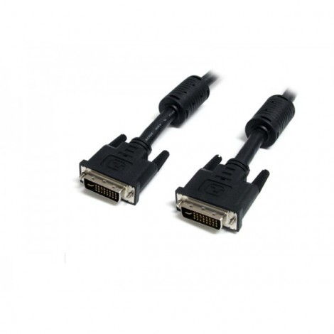 Adj Cavo video DVI-D 24+1 Dual Link e filtro in ferrite antidisturbo per monitor m/m, lunghezza cavo 3mt - 1pz