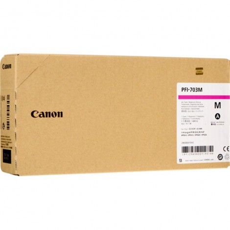 9823B001 PFI707 serbatoio magenta per Canon IMAGEPROGRAF 840 (700ml) 1pz
