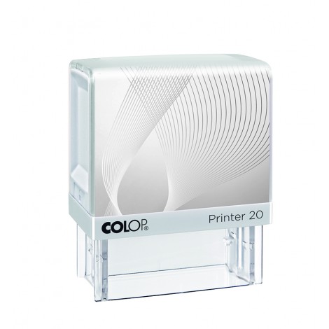 Colop Printer 20 - Timbro autoinchiostrante, dimensioni piastra 14x38mm, struttura in materiale plastico - 1pz