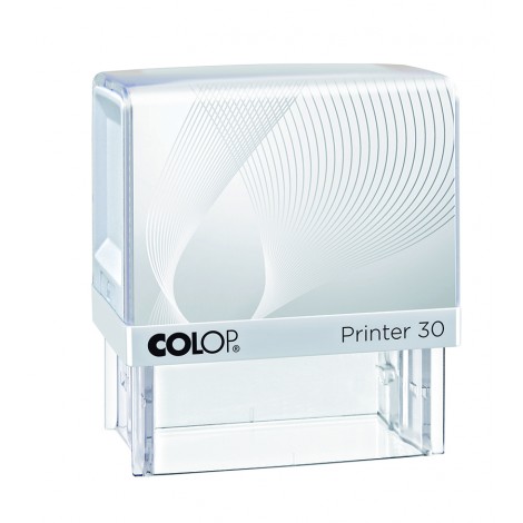 Colop Printer 30 - Timbro autoinchiostrante, dimensioni piastra 18x47mm, struttura in materiale plastico - 1pz