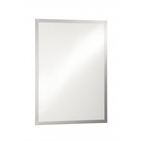 Durable Duraframe Poster – Cornice espositiva adesiva con chiusura magnetica, formato A1, colore argento metallizzato – 1pz - 5055-23