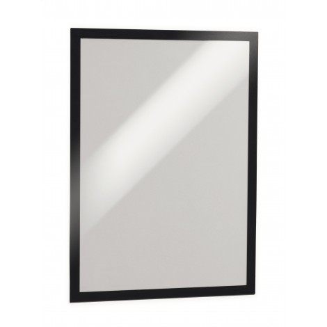 Durable Duraframe - Cornice espositiva adesiva A3 con chiusura magnetica, colore nero  - 2pz - 4873-01