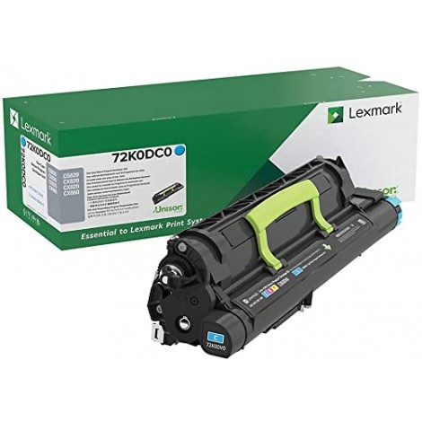 72K0DC0 Drum RETURN ciano per Lexmark CS 827DE (300.000pg) 1pz