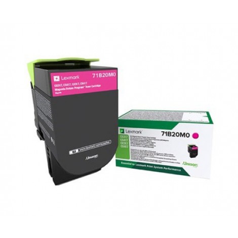 71B20M0 Toner magenta per Lexmark CS 317DN (2.300pg) 1pz