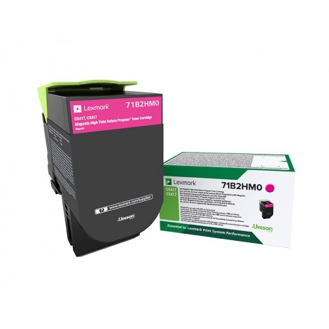 71B2HM0 Toner magenta per Lexmark CS 417DN (3.500pg) 1pz