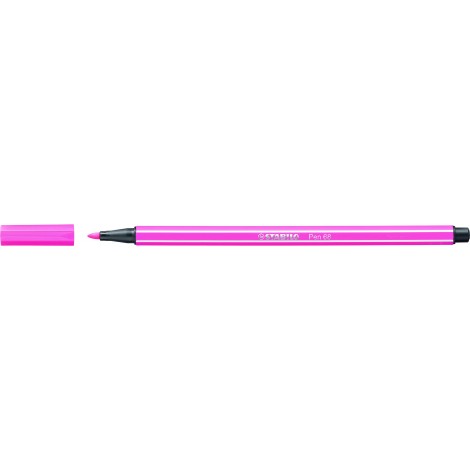 Stabilo Pennarelli PEN 68 con inchiostro a base d`acqua, resiste fino a 24 ore se lasciato aperto, tratto 1mm, colore eliotropo – prezzo singolo ord. minimo 10pz – 68/17