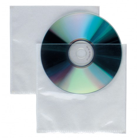 Sei Buste per CD/DVD in polipropilene liscio - 500pz - 657530