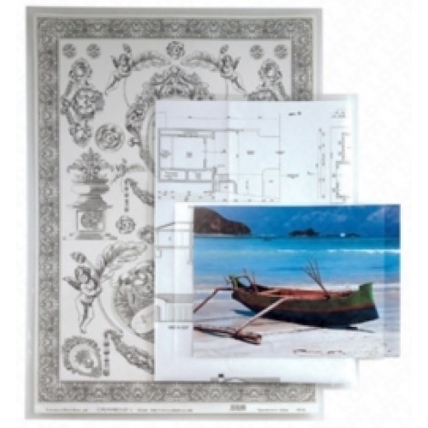 Sei Buste a sacco SOFT in PPL liscio, alto spessore, aperte sul lato superiore, formato utile 50x70cm - 5pz - 655070